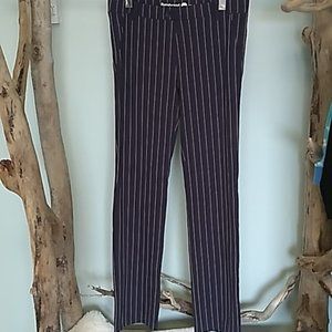 Betabrand pinstripe pull on womens pants in size medium